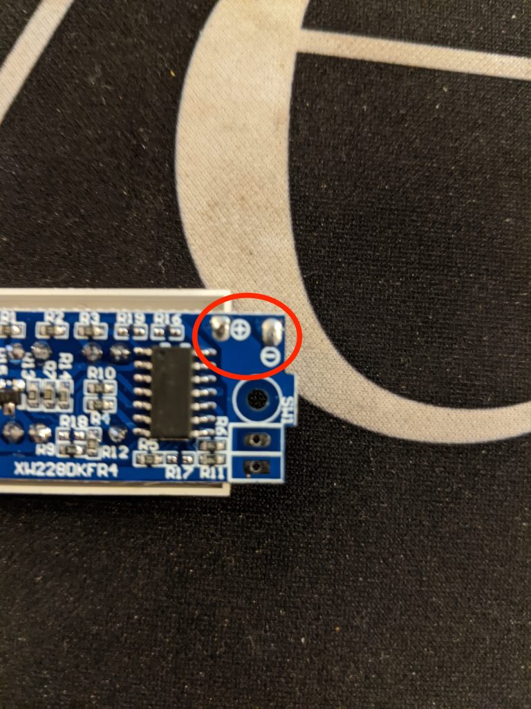 Connecting the Battery Indicator